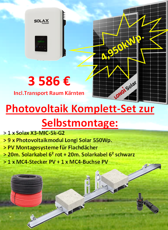 Flachdach_5kWp+Solax 5k